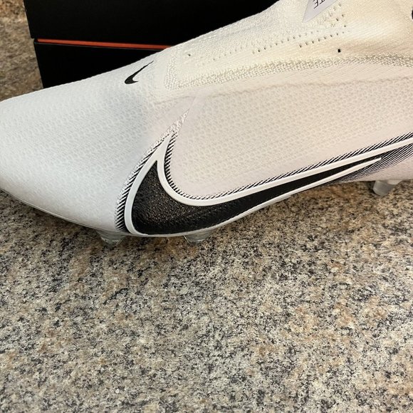 Nike Vapor Edge 360 Elite Flyknit Detachable Cleats White Mens Size 14 Wide - Picture 2 of 10